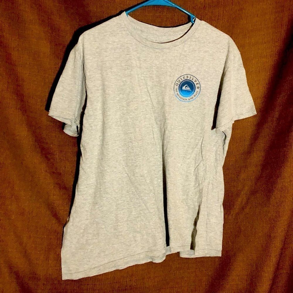Gray Quicksilver Short Sleeve T-shirt Men’s Size L